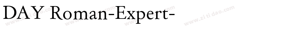 DAY Roman-Expert字体转换